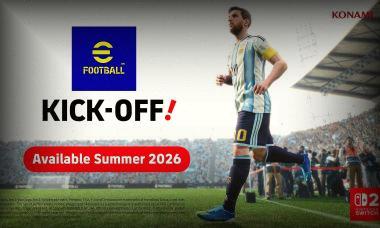 KONAMI eFootball Kick-Off Nintendo Switch 2'de